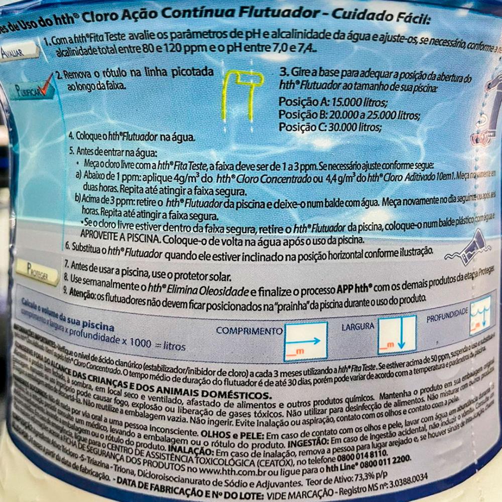 Flutuador Advanced Hth 1.66kg Para Piscinas - Imagem 4